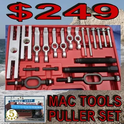 Mac Tools Bearing & Pulley Puller Set BP534A FREE SHIPPING VERY NICE • $249