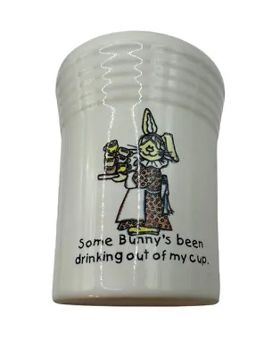 Vintage Fiesta Children's Cup Some Bunny’s Been Drinking From My Cup Bunny USA • $24.95