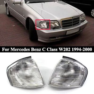 LH RH Front Corner Light Turn Signal Lamp For Mercedes Benz C Class W202 94-2000 • $25.99