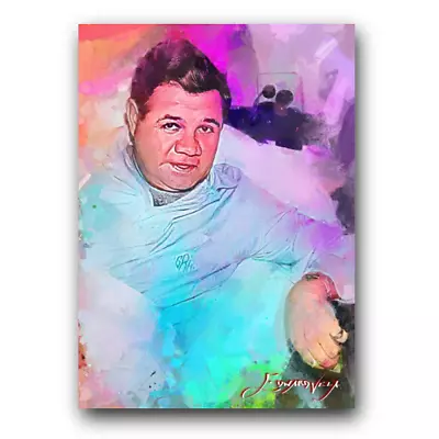 Babe Ruth #79 Art Card Limited 4/50 Edward Vela Signed (New York Yankees) • $4.99