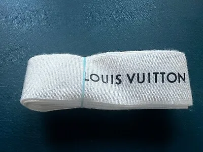 Louis Vuitton White Ribbon Gift Wrapper  3meters / 118inches Authentic LV • £12.05