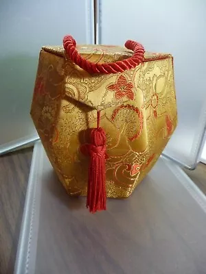 Vintage Chinese Takeout Style Purse  Lantern Style 6   X  6  • $15
