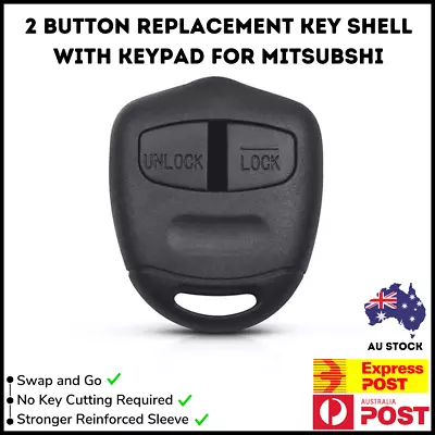 Mitsubishi Key Remote Case Shell - Grandis Outlander Lancer Pajero EVO Colt • $6.43