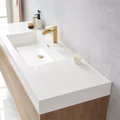 Palencia 60  Single Sink Wall-Mount Floating Wood Bathroom Vanity No Mirror • $1399.71