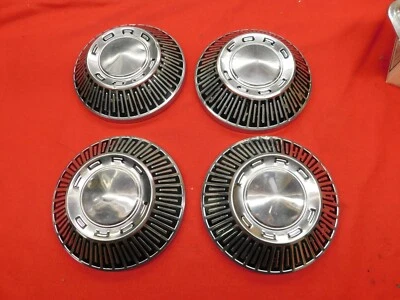 $299.99 • Buy 4 USED 65 66 67 Ford Galaxie Fairlane Falcon 10 1/2  Hubcaps #C5AZ-1130-A