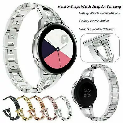 Bling Watch Band Metal Strap For Samsung Galaxy Watch 4 40/44mm Classic 42/46mm • $18.99