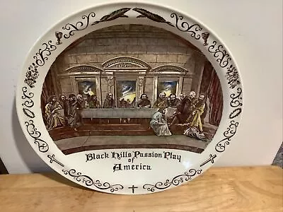 Vernon Kilns  Black Hills Passion Play  Plate Janice Blue 1953 10 1/4  Diameter • $44.95