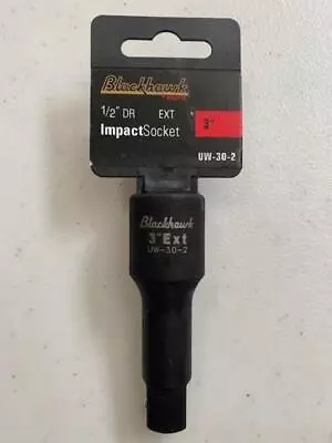 Blackhawk Uw-30-2 Impact Socket Extension 1/2 Drive 3  Long • $5