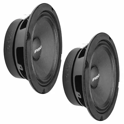 PRV 6.5  Midrange Shallow Speaker 6MR200A-4 Slim Pro Car Audio 200w 4 Ohm - PAIR • $42.35