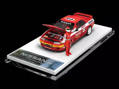 Time Model 1/64 Nissan Skyline GTR R32 Bathurst Red #2 Car With Figurine • $60