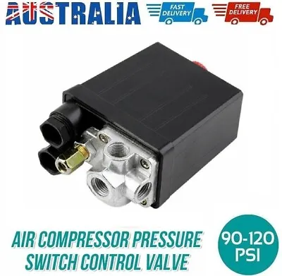 New Heavy Duty 90-120 PSI 240V Air Compressor Pressure Switch Control Valve AU • $11.95