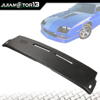 Black Dash Pad Panel Fit For 1984-1992 Chevrolet Camaro Overlay Cover Textured • $54.64