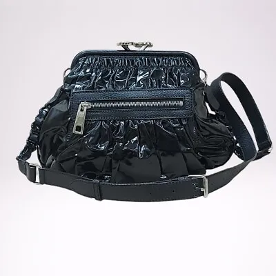 Marc Jacobs Parachute Baby Stam In Black. The Classic Stam Kisslock Frame Bag In • $115.71