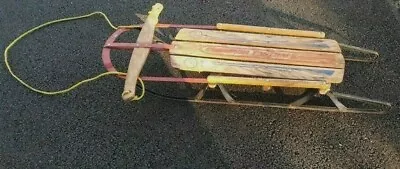 Very Solid Vintage Champion Fastback Snow Sled - W/ Floating Steering - Gladding • $189.93