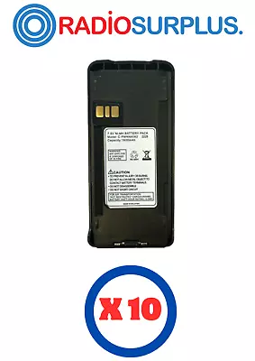 10 X Motorola Compatible PMNN4082 Nickel Metal 1800Mah Battery For CP100 CP185 • $350