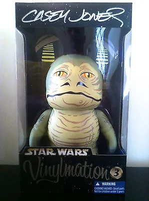 Disney Vinylmation 9  Jabba The Hutt Salacious Crumb Jr Star Wars Signed Casey • $139.99