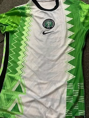 £0.99 • Buy Nike Nigeria 2020/2021 Home Football Shirt Size Medium Replica 