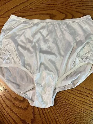 Vintage Vanity Fair Nylon Panties Granny Lace 5 • $15.75