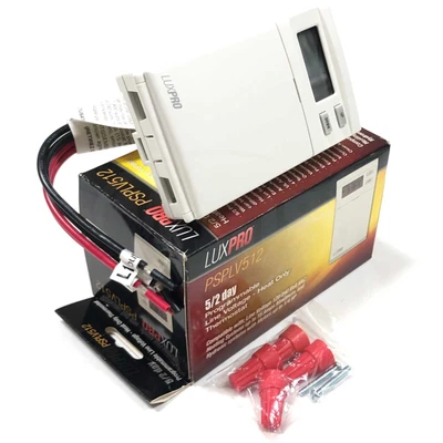 $44.97 • Buy PSPLV512 Lux Pro 5/2 Day Programmable Line Voltage Heat Only Thermostat