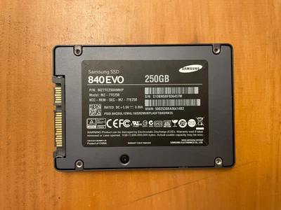 $49.95 • Buy Samsung 840 EVO 250GB 2.5  SATA 7mm SSD (Low TB Written)