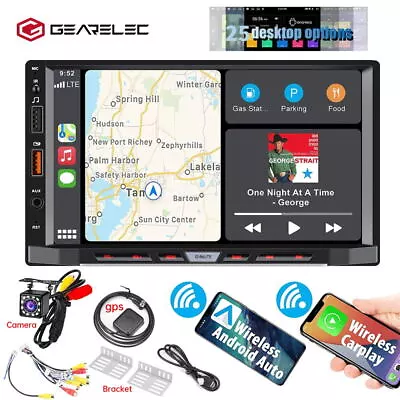 Android 11 Double 2 Din 7'' Car Stereo Radio Carplay GPS Navi WiFi Touch MP5 32G • $47.99