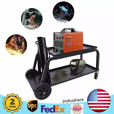 110 Lbs Welder Welding Cart Plasma Cutter For TIG MIG Universal Storage Tanks US • $70