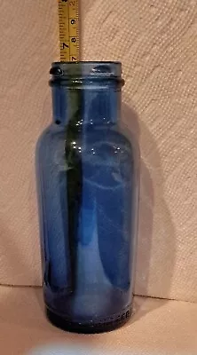 Vintage Emerson Drug Company  •Bromo-Seltzer• Bottle~Rare Blue Color~6 1/2  Tall • $6