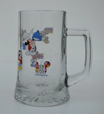 Disneyland Paris:    Mickey Mouse Glass Tankard - Fabulous Condition!    • $15.72