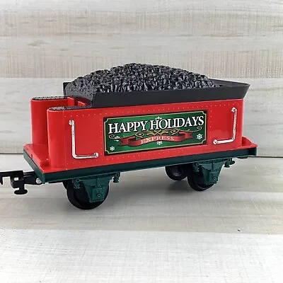 Scientific Toys Eztec Coal Tender Car For G Gauge Happy Holidays Express Train • $12.54