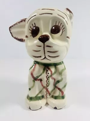 Vintage Hand-painted Puppy Dog Planter Mid Century Dog Planter • $17