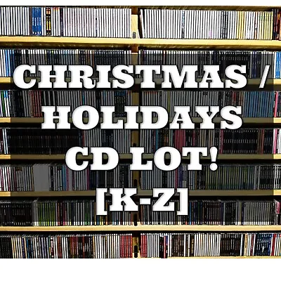 Christmas Cd Lot #2 / Holiday Music [k-z]  /  *free Shipping* Offer • $5.99
