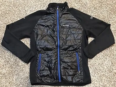 Marmot Men Black Variant Thinsulate Full-Zip Jacket Insulated Large • $59.99
