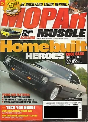 Mopar Muscle Magazine May 2008 Acceptable Condition Dodge Plymouth Chrysler • $8.50