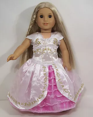 Rapunzel Princess Ball Gown Dress Doll Clothes For 18  American Girl (Debs*) • $16.99