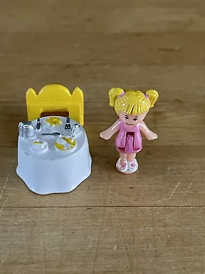 Polly Pocket Tiny Tina's Dinner Time (no Ring) Bluebird Vintage 1989 • $32