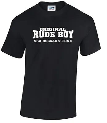 £11.95 • Buy 2-Tone T-Shirt Ska Reggae Rude Boy Original 60's 70's Skinhead Rude Boy T-Shirt