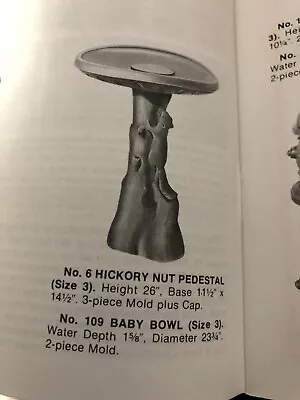 Aluminum Concrete Mold Baby Bird Bath Bowl • $199