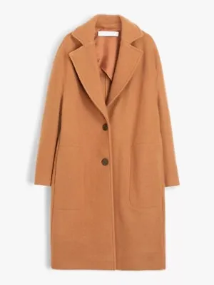 See By Chloé Cocoon Wool Coat Camel Size 14 • £149.99