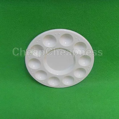 £2.54 • Buy Artist Painting Pallet Plastic Round Palette Paint Wholesale Crafts Art Sup*NH