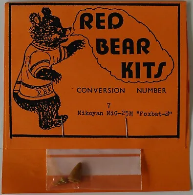 Red Bear Kits No.7 1/72 Mikoyan-Gurevich MiG-25M 'Foxbat-E' Conversion • $16.35