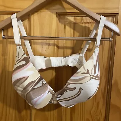 NWT MAIDENFORM Dream Contour Underwire Bra Size 38DD #09809 Beige Geo Pink • $39.95