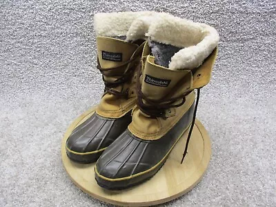 Buser Boots Hiking Mens 9 Blanket Line Leather Upper Lace Up Winter Snow GUC • $34.99