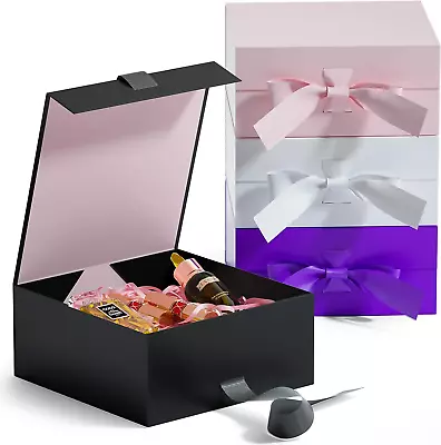 Magnetic Gift Box For Presents 7.08X7.08X2.95 InSmall Gift Boxes With Lid For W • $11.31