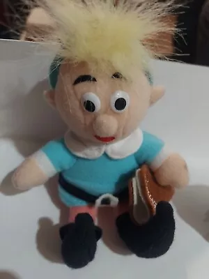 1998 Rudolph 6” Hermie  Elf Dentist Island Misfit Toys Plush Pack Hook Clip On • $18