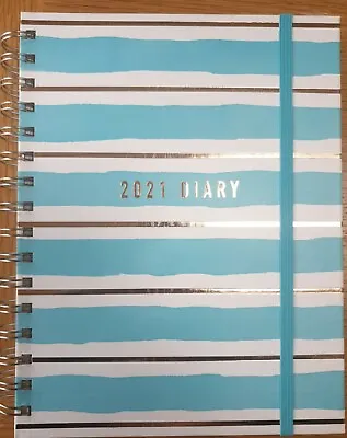 2021 A5 Diary With Beautiful Sleek Design Elastic Holder  • £2.99