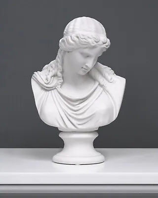 Eirene Statue – Goddess Of Peace Marble Bust - Made In Europe (H27 Cm/ 10.6 ) • $212.70