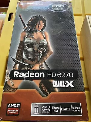 AMD 299-4E182-900SA SAPPHIRE RADEON HD 6970 2GB GDDR5 Graphics Card • $60