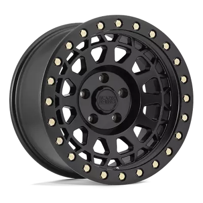 Black Rhino PRIMM 17X9 6X139.7 0 112.10 MATTE BLACK W/ BRASS BOLTS Wheel/Rim • $327.60