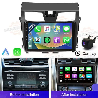 For 2013-18 Nissan Altima Apple Carplay Car Radio Android 12 GPS FM Stereo+Cam U • $119.89