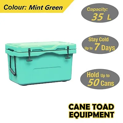 35L Hard Cooler Ice Box Chilly Bin Esky Camping Picnic Fishing 2in1 Thermal Cont • $164.94